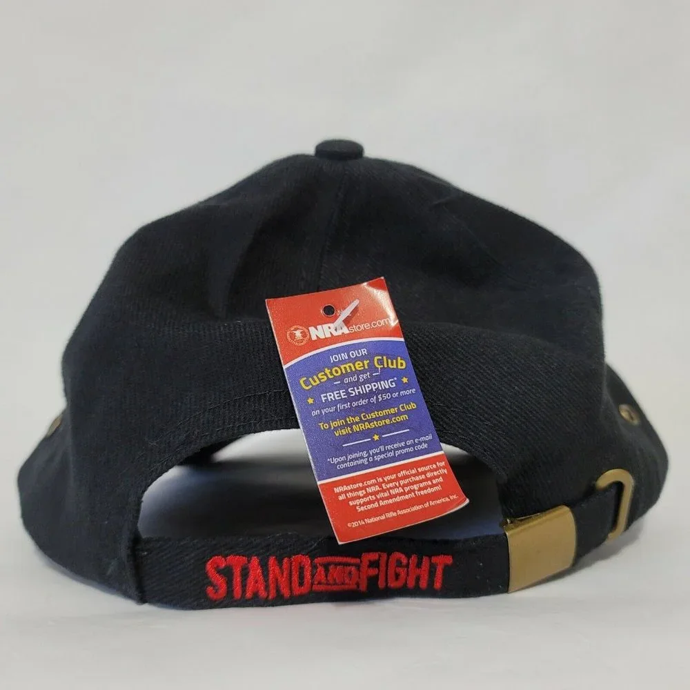 NRA National Rifle‎ Association Stand and Fight Strapback Hat Cap NWT Firearms